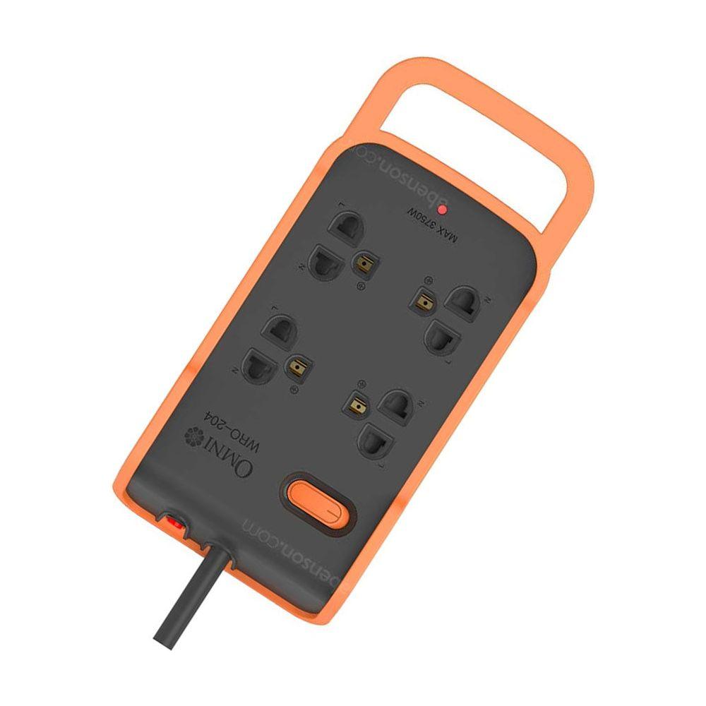 Omni WRO-204 Heavy Duty Extension Cord 4-Gang | Omni by KHM Megatools Corp. Omni WRO-204 Heavy Duty Extension Cord 4-Gang | Omni by KHM Megatools Corp.